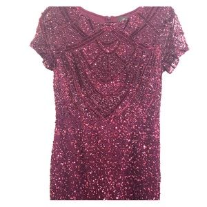 Hand beaded party dress